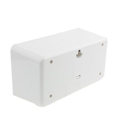 Unique Retro Cube Nice Desk Wall Auto Flip Clock(White)