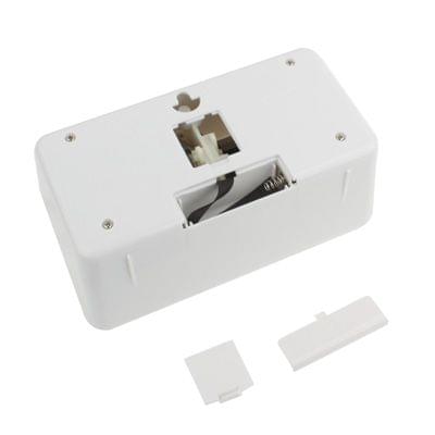 Unique Retro Cube Nice Desk Wall Auto Flip Clock(White)