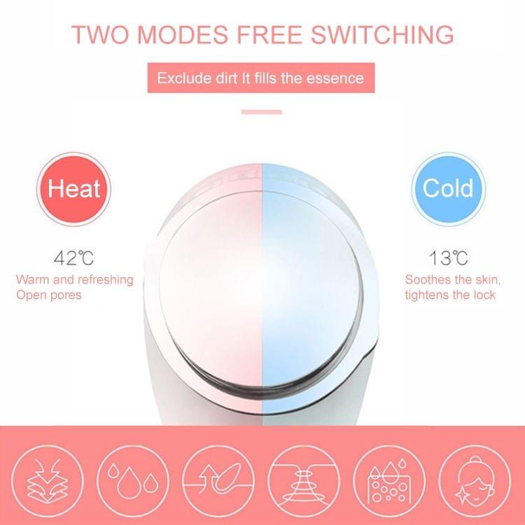 Multi-functional Household Beauty and Body Apparatus Facial Ion Importer (Pink)