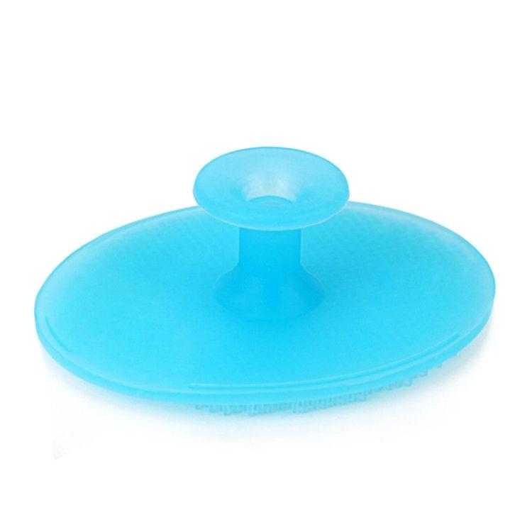 10 PCS Cleaning Pad Wash Face Facial Exfoliating Brush SPA Skin Scrub Cleanser Tool(rose red)