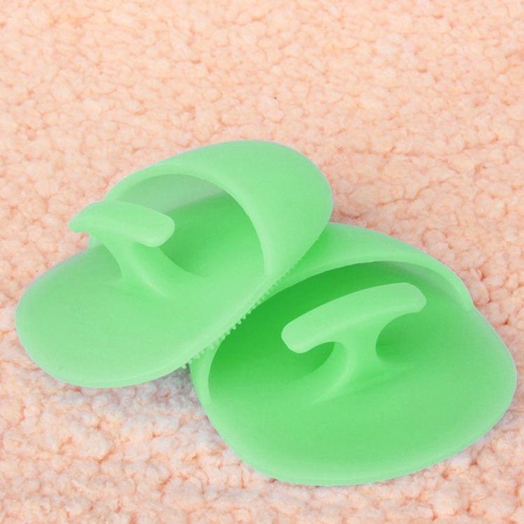 3 PCS Kean Silicone Makeup Brush Anti-slip Blackhead Remover Cleansing Friction Pad Face Skin Brush(Green)