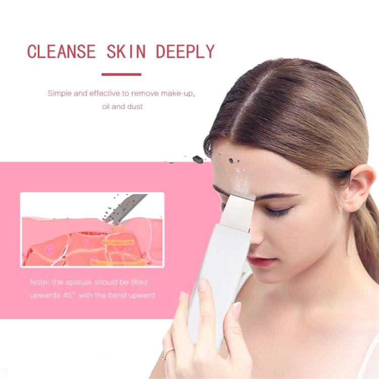K-SKIN KD8070 Electric Ultrasonic Facial Scrubber Cleanse Massage Brighten Lift Skin Care Spatula