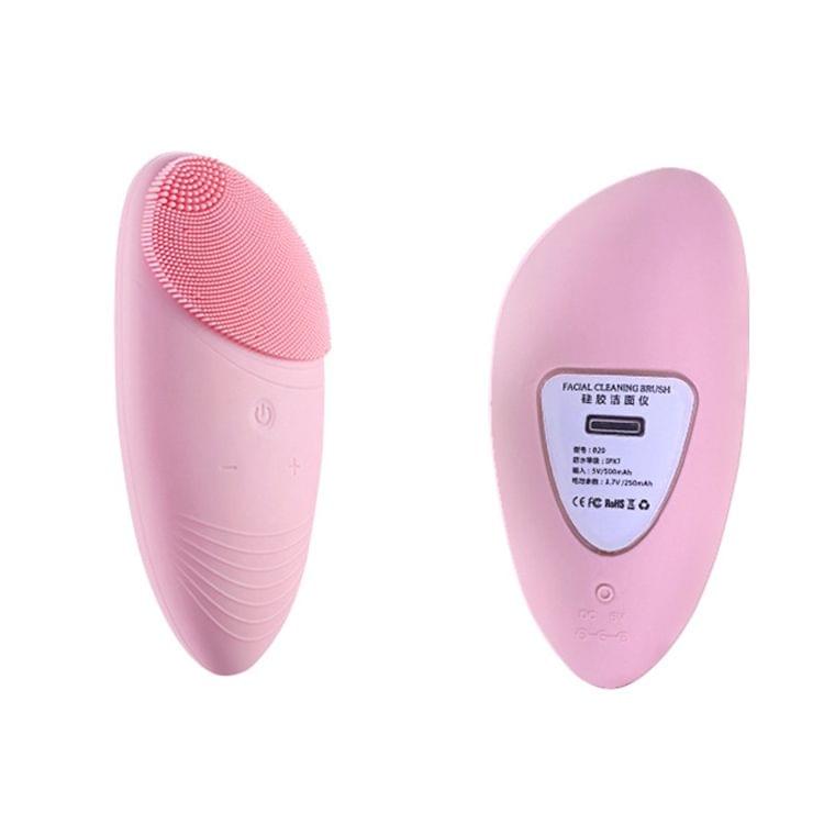 Electric Silica Gel Facial Cleaner Pore Cleaner Facial Cleansing Brush Beauty Massager, Random Colors Delivery
