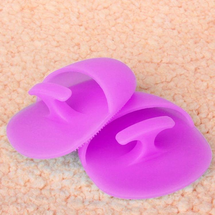 3 PCS Kean Silicone Makeup Brush Anti-slip Blackhead Remover Cleansing Friction Pad Face Skin Brush(Magenta)