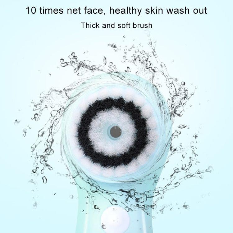 1.2W USB Charging Electronic Cleaning Face Beauty Instrument Pores Nose Blackhead Facial Cleansing Brush(Blue)