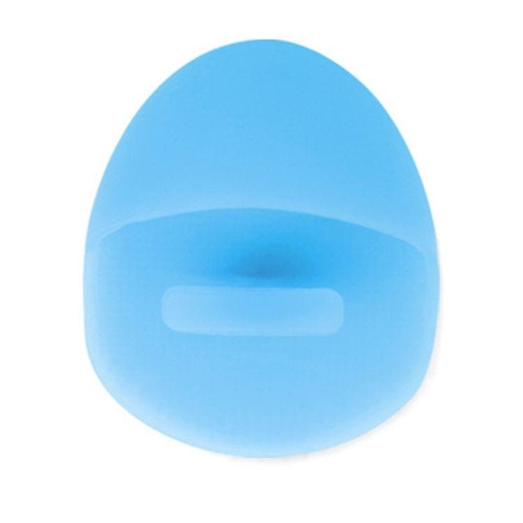 3 PCS Kean Silicone Makeup Brush Anti-slip Blackhead Remover Cleansing Friction Pad Face Skin Brush(Blue)