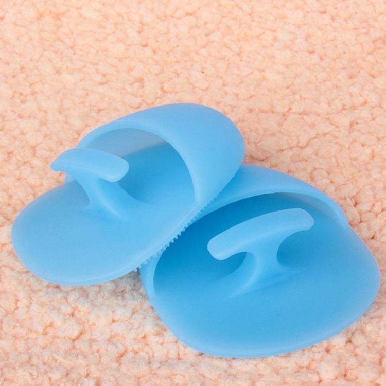 3 PCS Kean Silicone Makeup Brush Anti-slip Blackhead Remover Cleansing Friction Pad Face Skin Brush(Blue)