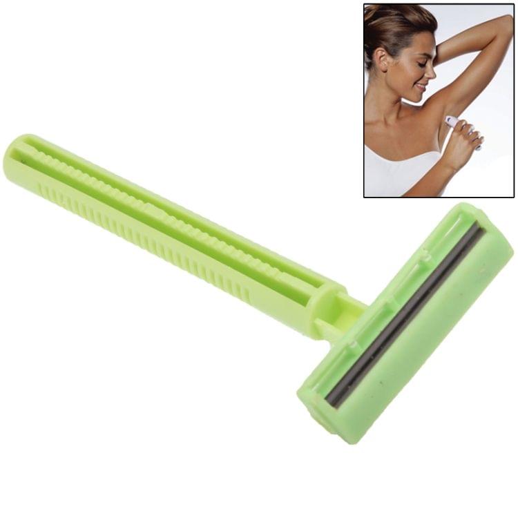 Female Armpit Hair Shave / Leg Hair Knife Razor Wool Implement Shave(Green)