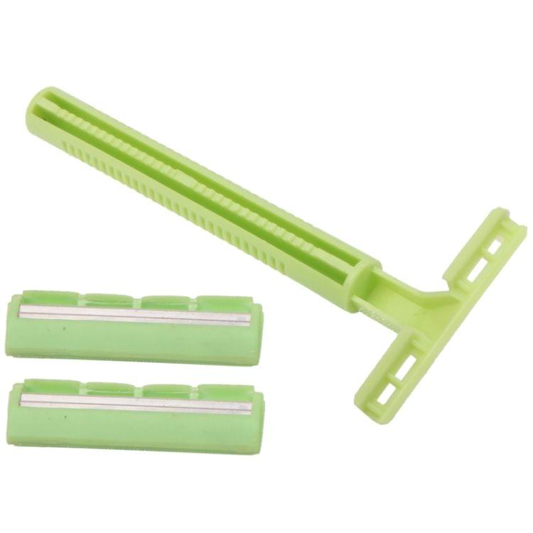 Female Armpit Hair Shave / Leg Hair Knife Razor Wool Implement Shave(Green)