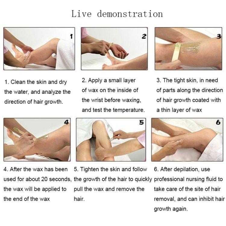 Blue Zoo 100g / Pack Chocolate Flavor Depilatory Wax Hair Removal Solid Hard Wax Beans Body Hair Epilation Beauty Makeup, with the Wax Heater Machine Use (HC1811)