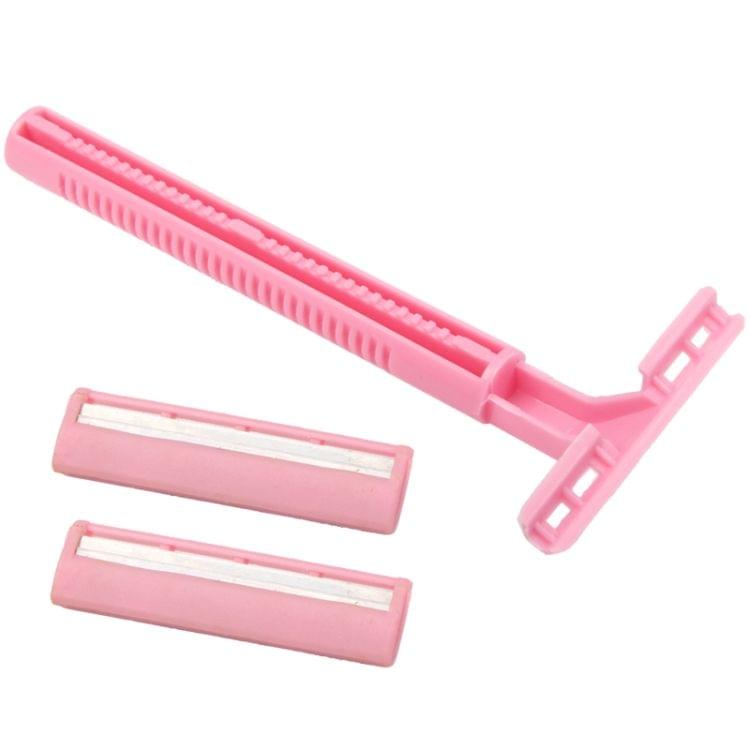 Female Armpit Hair Shave / Leg Hair Knife Razor Wool Implement Shave(Pink)