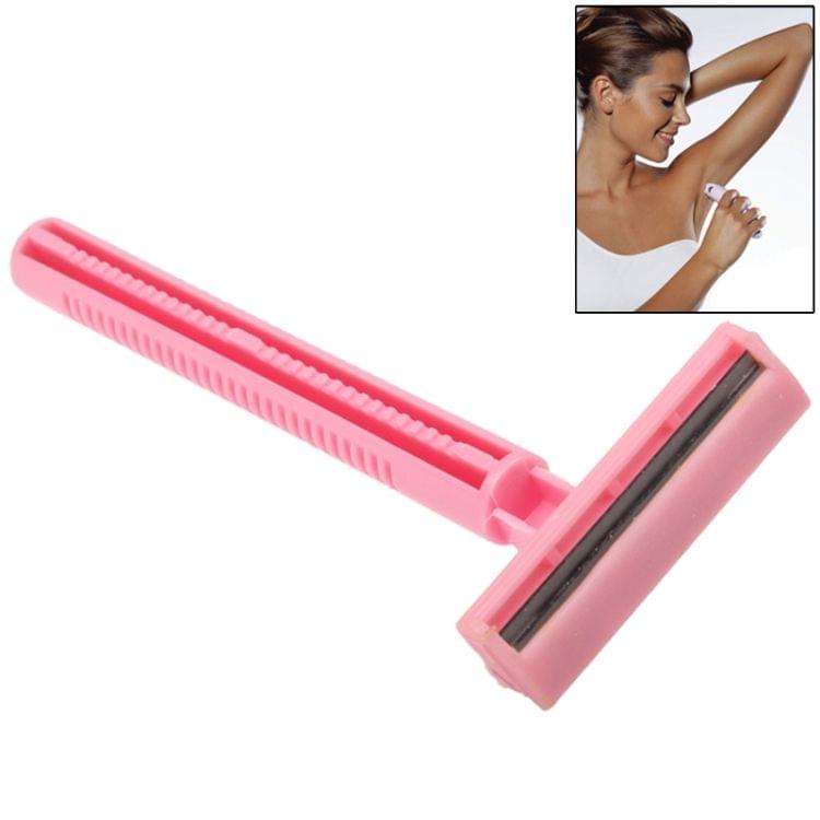 Female Armpit Hair Shave / Leg Hair Knife Razor Wool Implement Shave(Pink)