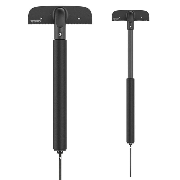 XPREEN XPRE034 Stretchable Handle Stainless Steel Blade Back Shaver Adjustable Back Razor with Lanyard for Men(Black)