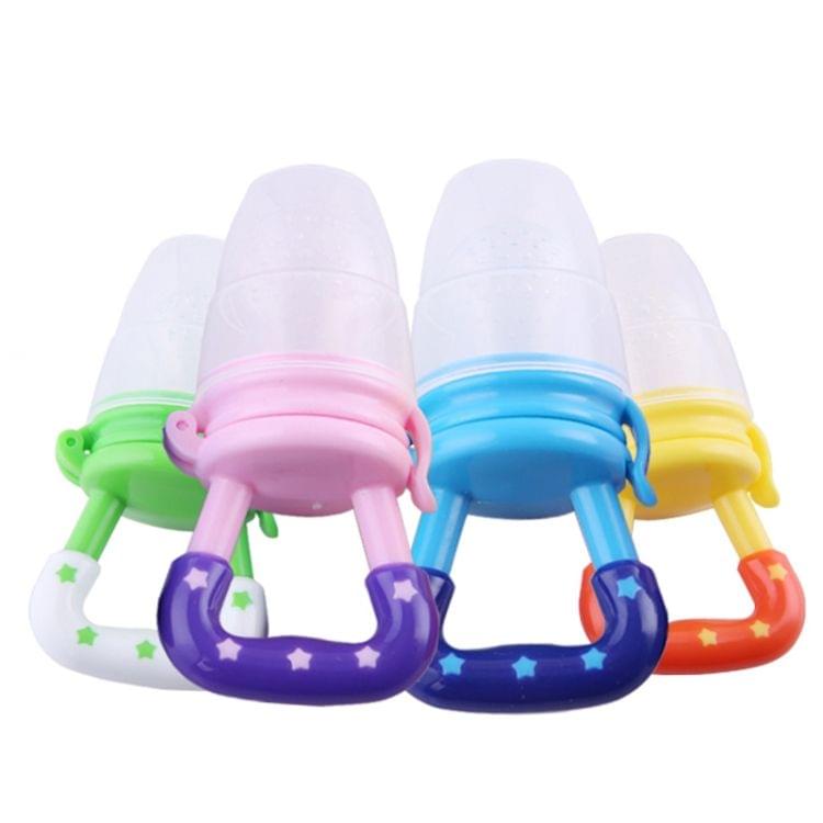 3 PCS Portable Baby Infant Food Nipple Feeder Silicone Pacifier Silicone Baby Soother, Random Color, Size:L