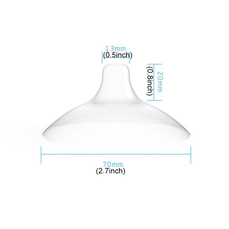 REAL BUBEE Prevent Biting Soft Silicone Ultrathin Nipple Shield Nursing Protector