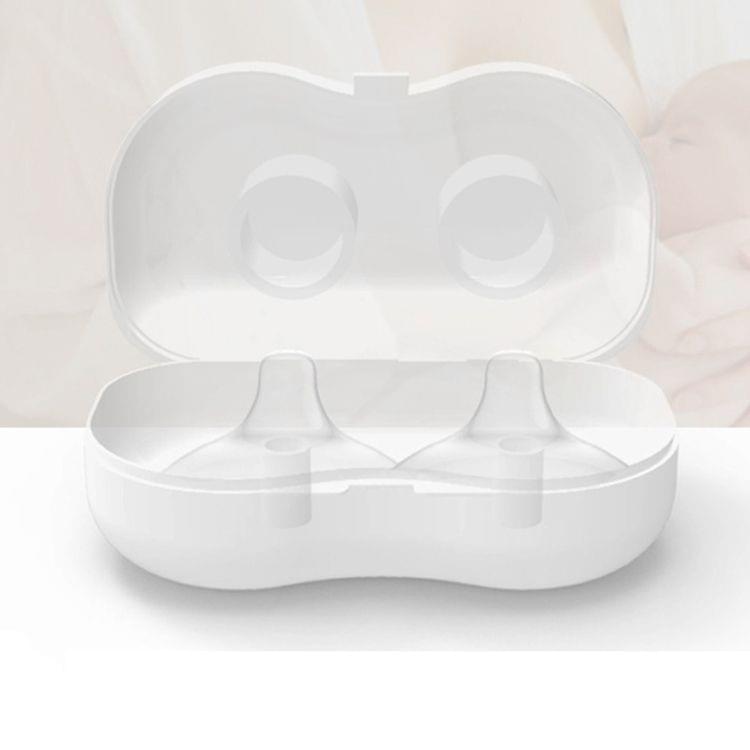 REAL BUBEE Prevent Biting Soft Silicone Ultrathin Nipple Shield Nursing Protector