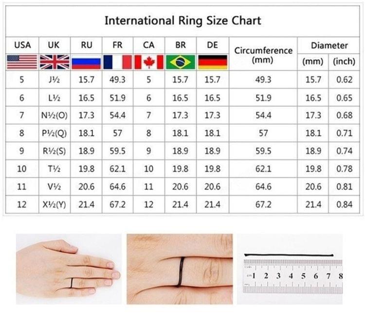 Rings Temperament Jewelry Womens Girls White Silver Filled Wedding Ring, Main Stone Color:silver(6)