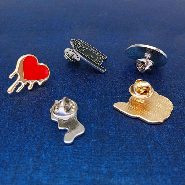 Multi-shape Enamel Pins Women Brooch Panda Cute Brooches Denim Badge Pin(style 3)