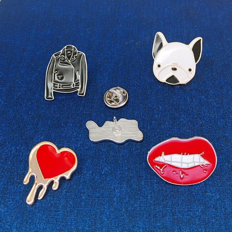 Multi-shape Enamel Pins Women Brooch Panda Cute Brooches Denim Badge Pin(style 3)