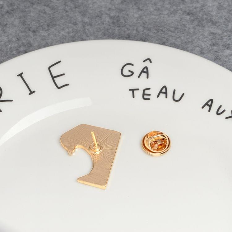 2PCS Blue waves brooch Enamel Pin buckle Cartoon Metal Brooch for Coat Jacket Bag Pin Badge Sea Jewelry