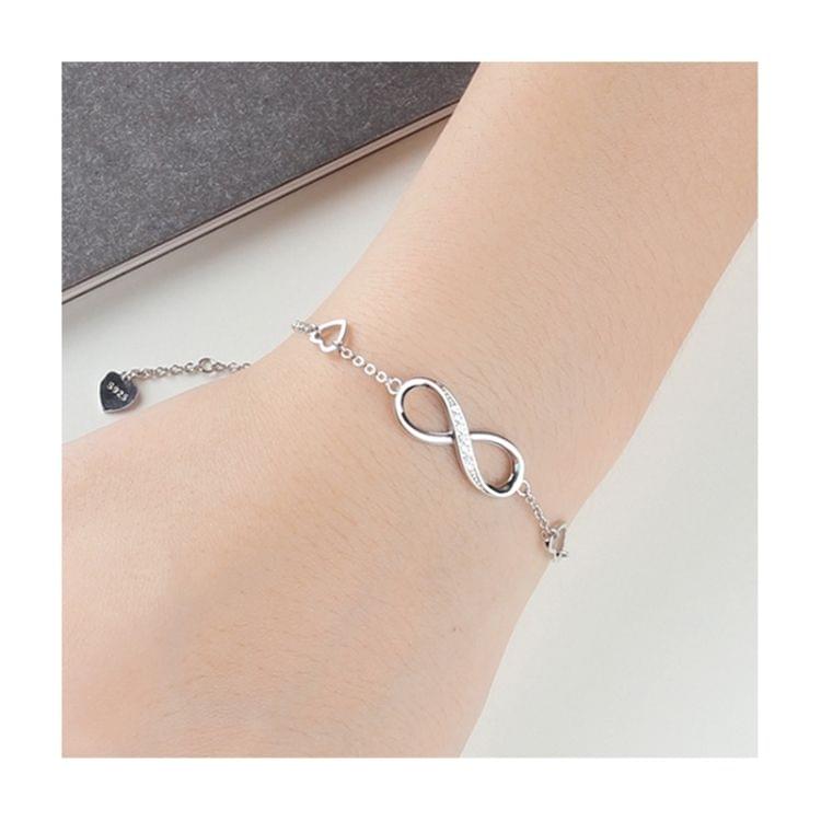 Women Geometric Adjustable Infinity Bracelets Wedding Bangles