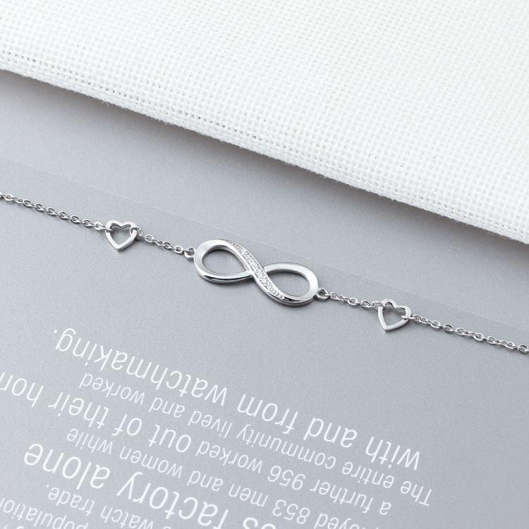 Women Geometric Adjustable Infinity Bracelets Wedding Bangles