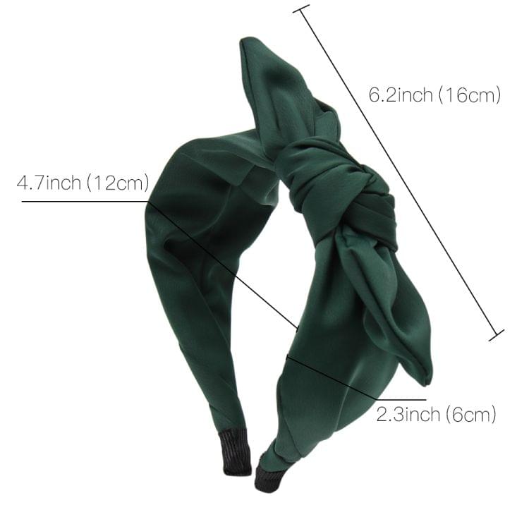 Rabbit Ears Cloth Bow Headband Girls Hair Hoop Bands Accessories(Grey)