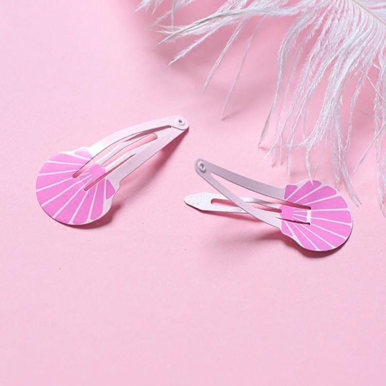 6 PCS/Set Kids Hair Accessories Fruit Hairpins Cartoon Rainbow Hair Clip(Candy rainbow 5#)