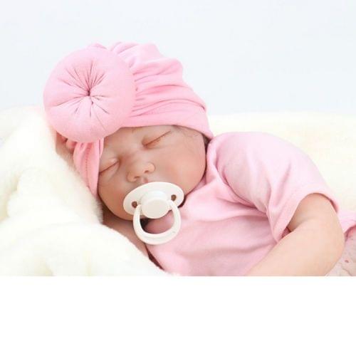 Toddler Infant Baby Kids Cotton Turban Knot Bunny Ear Hat Head Wrap Headband(Light green)