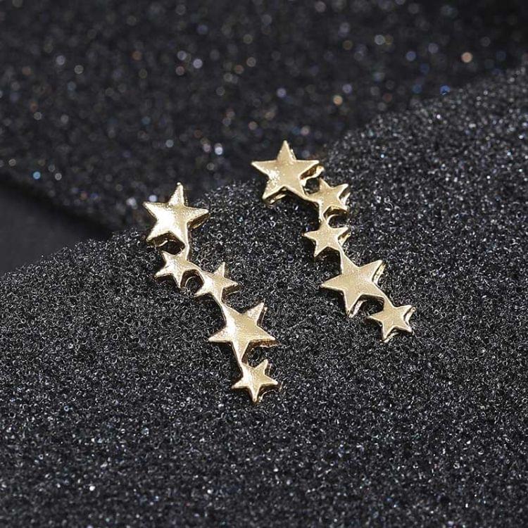 Women Fashion Star Stud Earrings Jewelry Earrring(Silver)