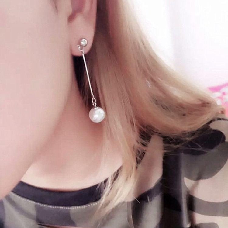 Fashion Pearls Long Tassel Earrings For Women