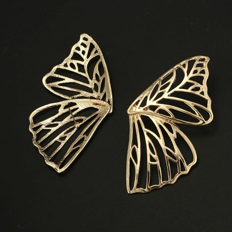 Metal Hollow Butterfly Drop Dangle Earring for Women(gold)