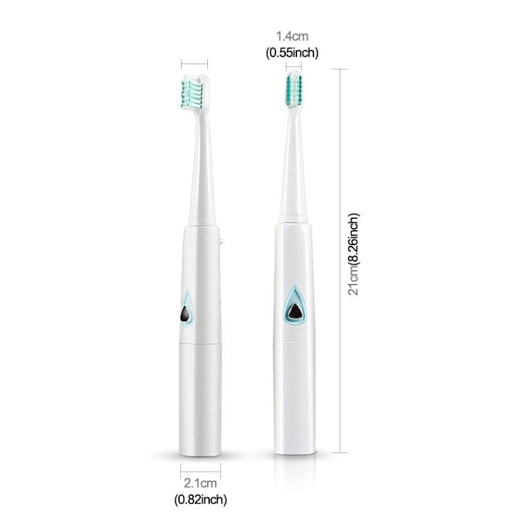 3W Portable Waterproof Ultrasonic Electric Toothbrush for Adult / Children, 31000 Revolutions Per Minute(Green)
