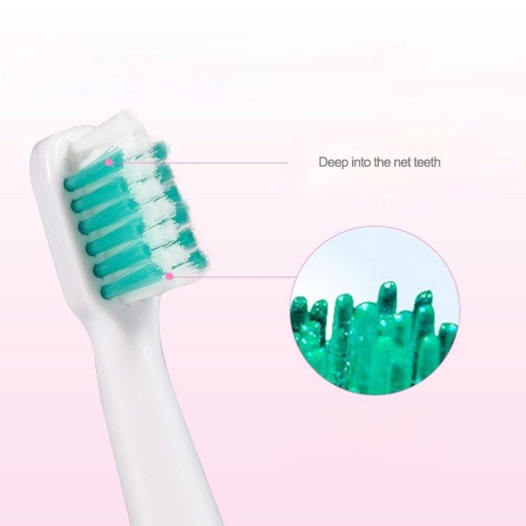 3W Portable Waterproof Ultrasonic Electric Toothbrush for Adult / Children, 31000 Revolutions Per Minute(Green)