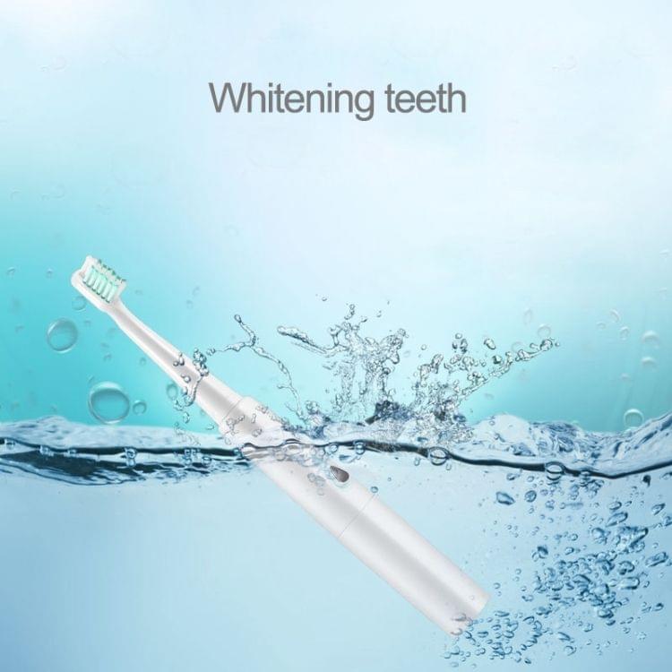 3W Portable Waterproof Ultrasonic Electric Toothbrush for Adult / Children, 31000 Revolutions Per Minute(Green)
