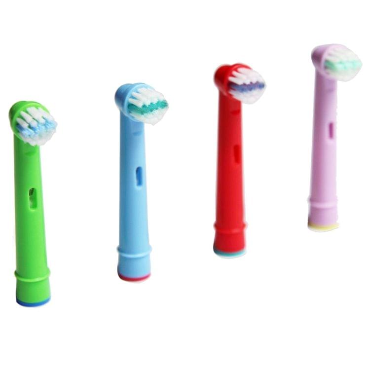 4 PCS Kids Electric Toothbrush Replacement Tooth Brush Head, Size: 7 x 1.8 x 1cm