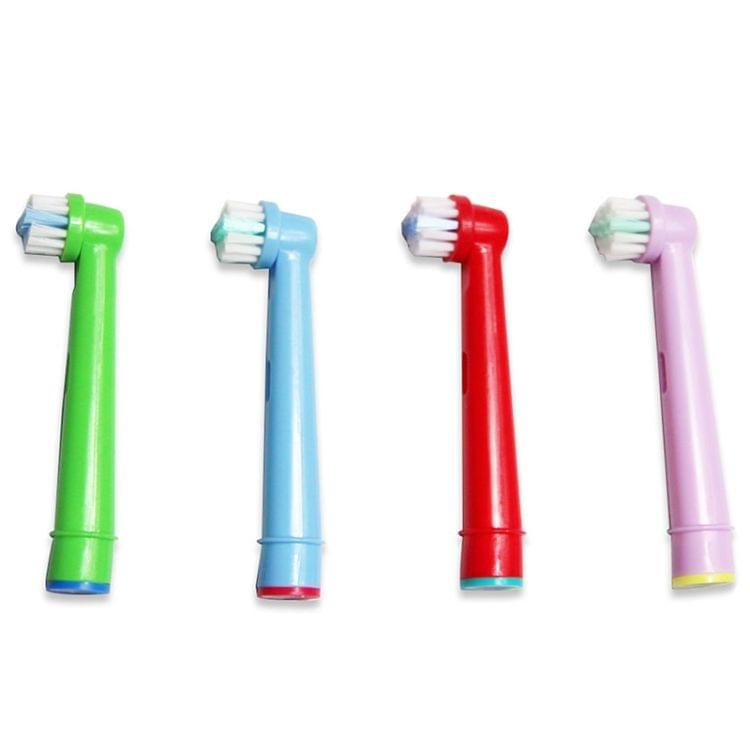 4 PCS Kids Electric Toothbrush Replacement Tooth Brush Head, Size: 7 x 1.8 x 1cm