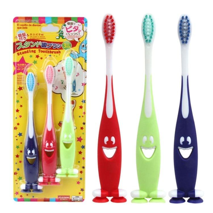 3 PCS Cartoon Tooth Brush For Children