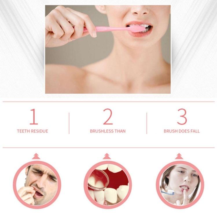 3 Cleaning Modes Sonic Electric Toothbrush USB Charger Rechargeable Tooth Brush (Pink + White)