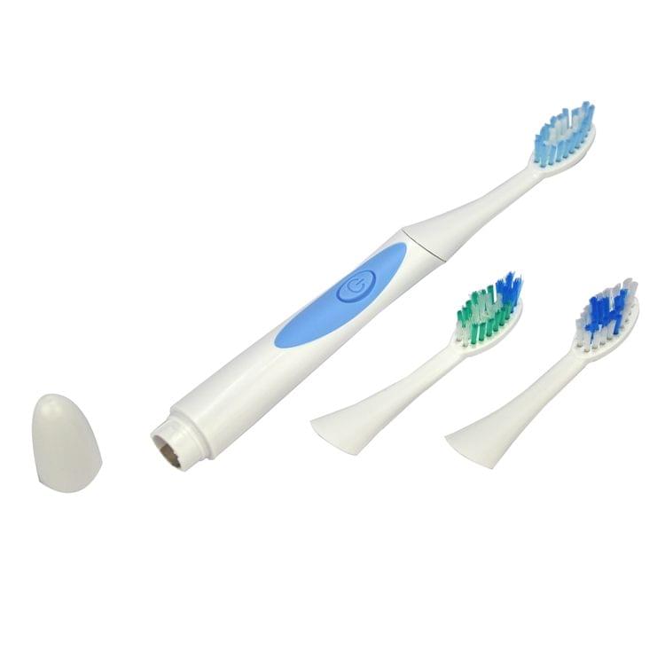 QYG Q2 IPX7 Waterproof Battery Powered Electric Sonic Toothbrush(Blue)