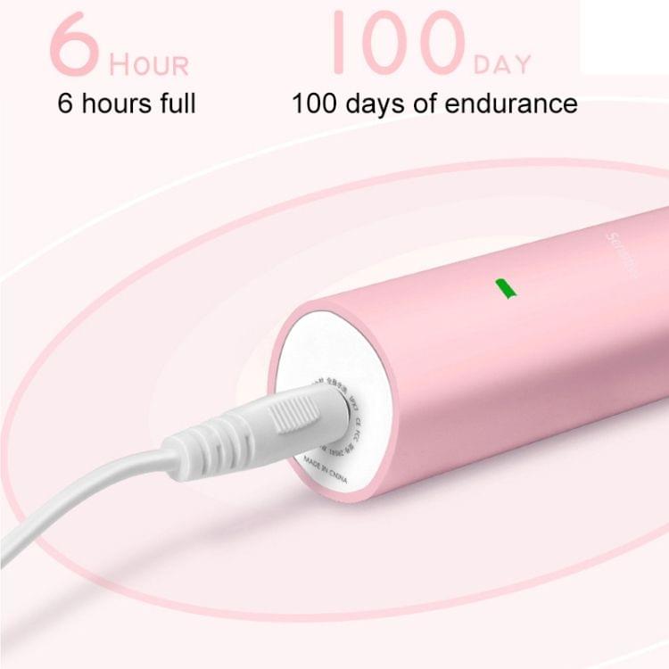 Ximalong 15 Cleaning Modes IPX7 Waterproof USB Charger Sonic Electric Toothbrush (White)