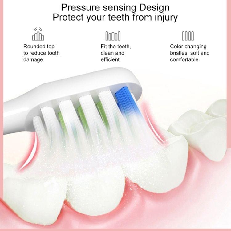 Ximalong 15 Cleaning Modes IPX7 Waterproof USB Charger Sonic Electric Toothbrush (White)