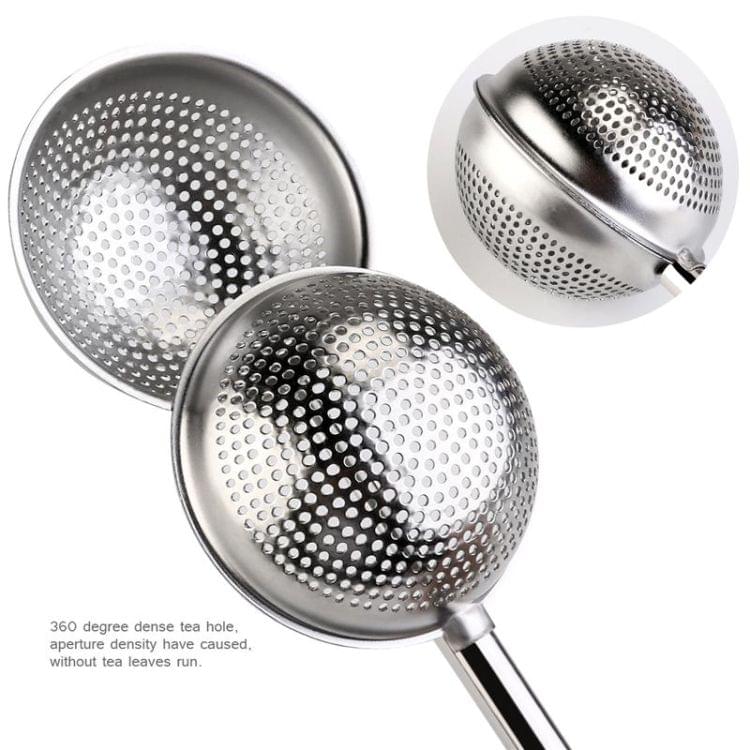 2PCS Stainless Steel Teapot Tea Strainer Ball Shape Mesh Tea Infuser Filter