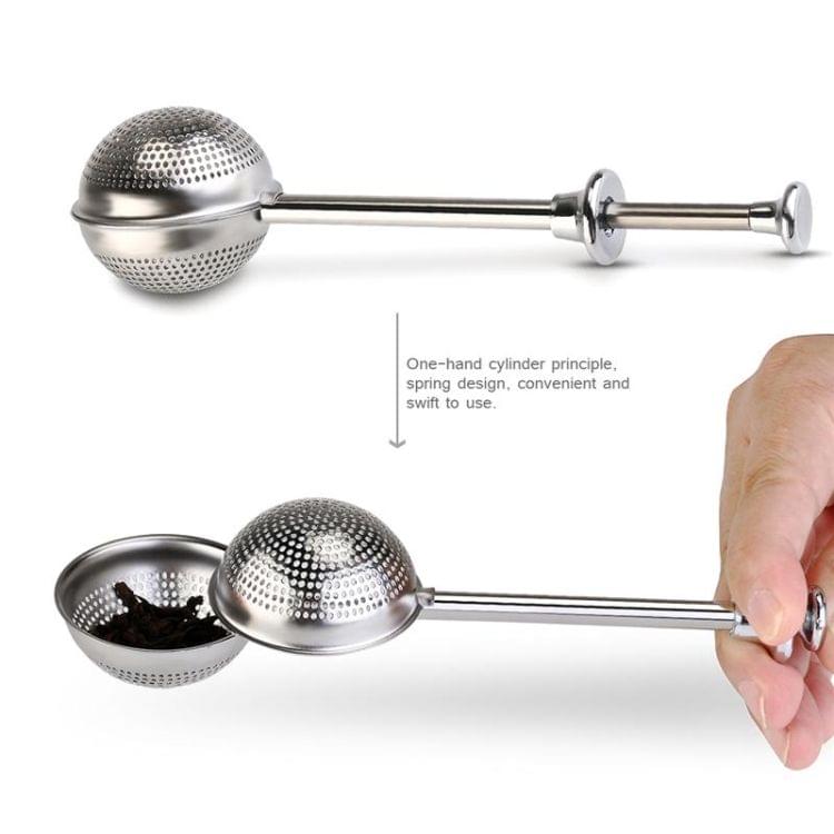 2PCS Stainless Steel Teapot Tea Strainer Ball Shape Mesh Tea Infuser Filter