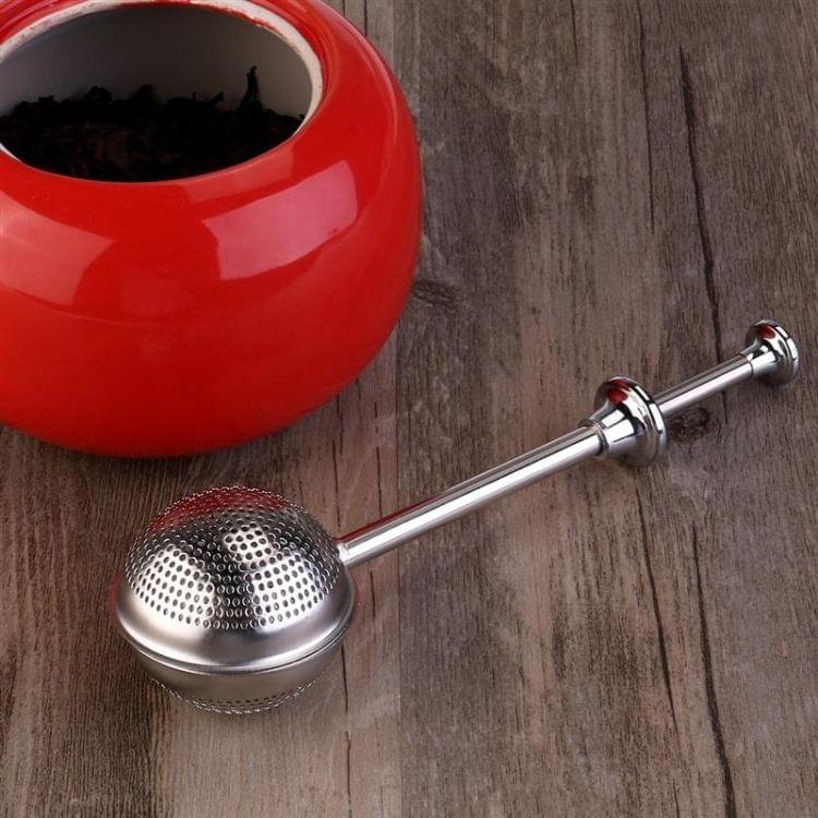 2PCS Stainless Steel Teapot Tea Strainer Ball Shape Mesh Tea Infuser Filter