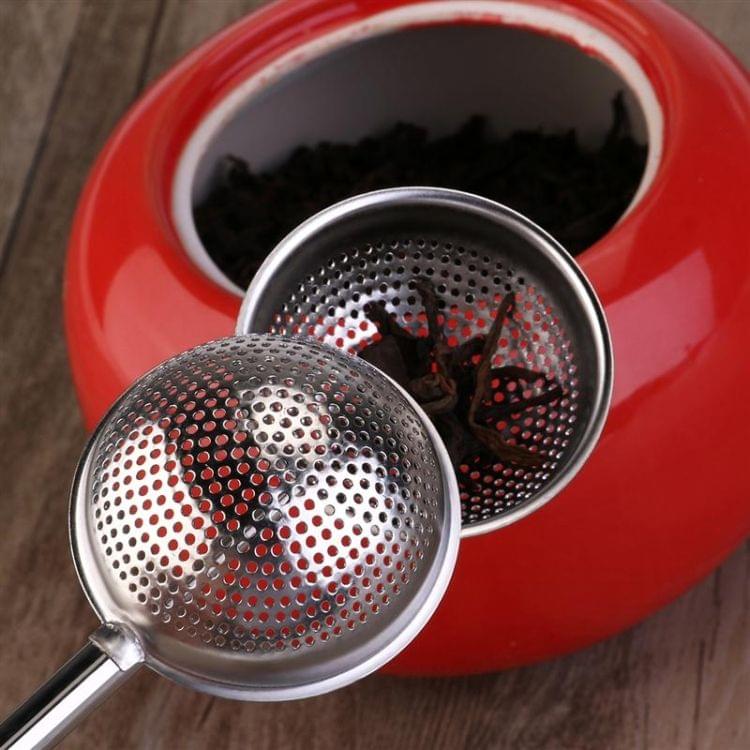 2PCS Stainless Steel Teapot Tea Strainer Ball Shape Mesh Tea Infuser Filter