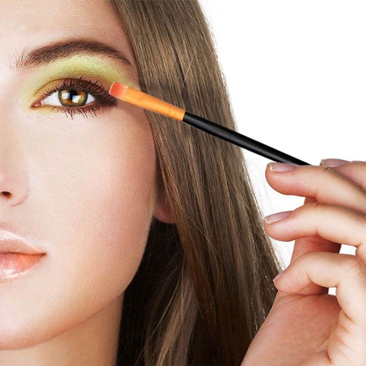 20 in 1 Plastic Handle Soft Head Foundation Eye Lip Multi-function Brush Makeup Tools(Black+Gold)