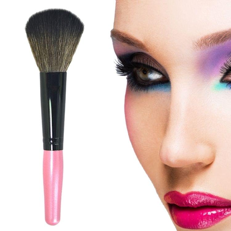 5 PCS Wooden Handle Soft Head Buffer Foundation Powder Blush Brush Makeup Tools (Pink)