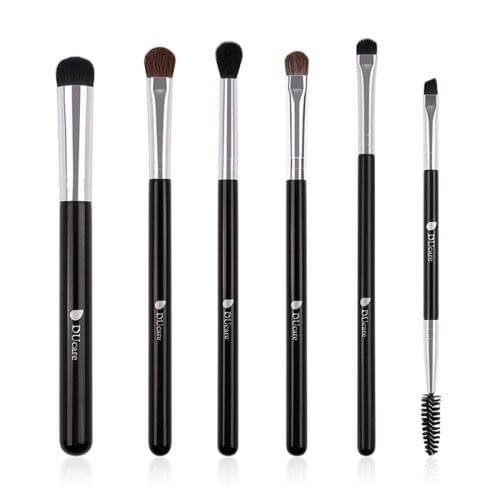 6 PCS /Set Pony Hair Makeup Brushes Eyeshadow Brush Blending Eyebrow Make Up Brushes
