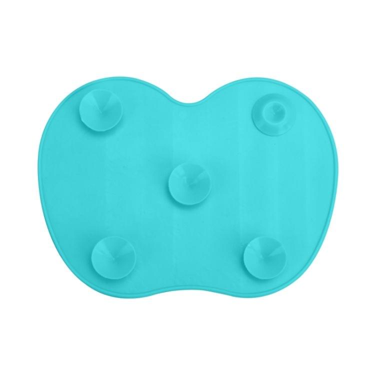 Silicone Brush Cleaner Mat Washing Tools for Cosmetic Make up Eyebrow Brushes Cleaning Pad Scrubber Board Makeup Clean Tool(Black)